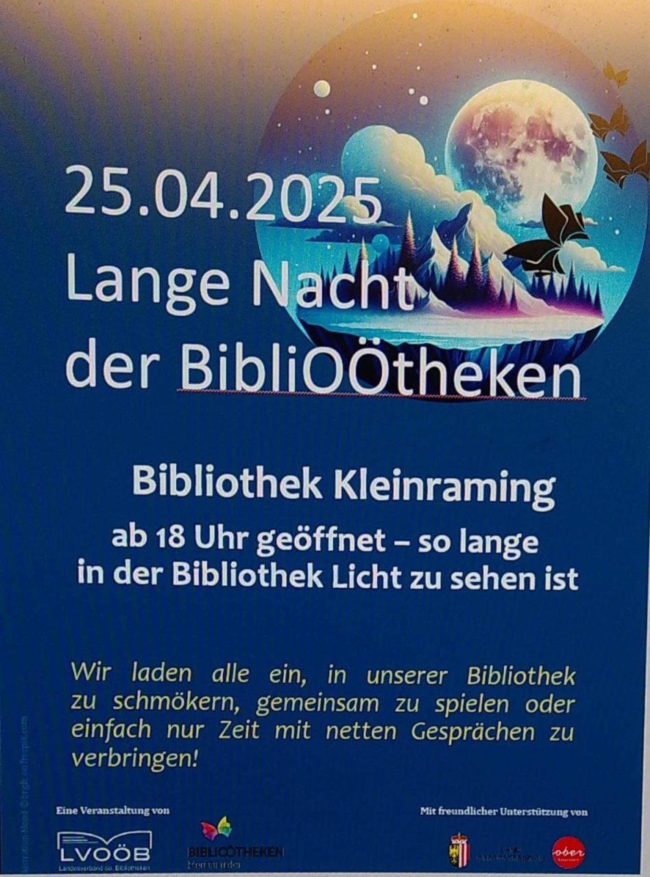 Lange Nacht der BibliOÖtheken 2025